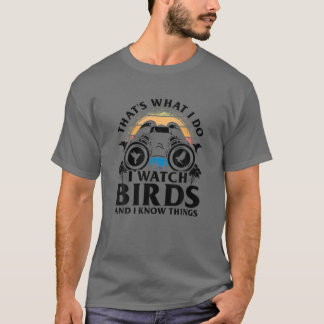 T-shirt Drôle Oiseau à regarder Cadeau Cool Oiseau Amateur