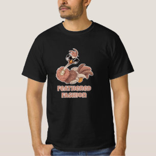 T-shirt Drôle Oiseaux sans vol : Ostrich Designs