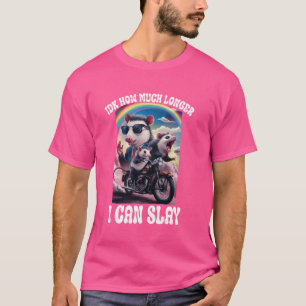 T-shirt Drôle Opossum mème Idk Combien De Temps Je Peux Je