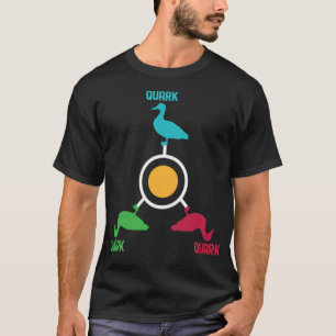 T-shirt Drôle Orbiting Quarks Canard Pun Quark boxer une f