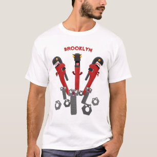T-shirt Drôle outil monstre de clé humour dessin animé