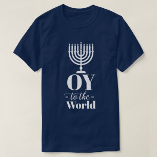 T-shirt Drôle OY AU MONDE Hanoukka