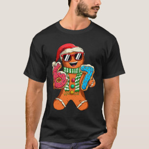 T-shirt Drôle Pain d'épice Six Sept 67 Mème Glace Chri