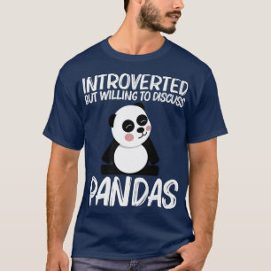 T-shirt Drôle Panda Design Pour Hommes Femmes Ours Blanc N