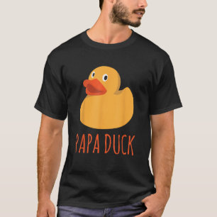 T-shirt Drôle Papa Duck Rubber Ducky Family Correspondant 