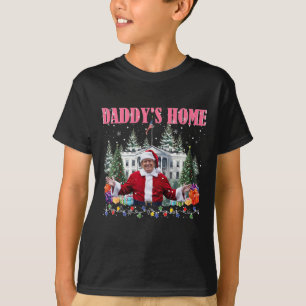 T-shirt Drôle Papa est à la maison Trump Rose 2024 Prendre