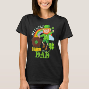 T-shirt Drôle Papa Paddy Day St patrick Lucky Charm Appels