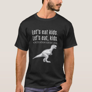 T-shirt Drôle Papa plaisante Grammar Ponctuation Pun Lingu