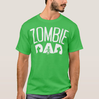 T-shirt Drôle papa Zombie