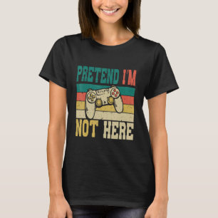 T-shirt Drôle paresseux Geeks Nerds Juste Faire comme si j