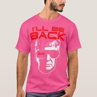 T-shirt Drôle Parodie Trump Terminator - Trump Je Serai De