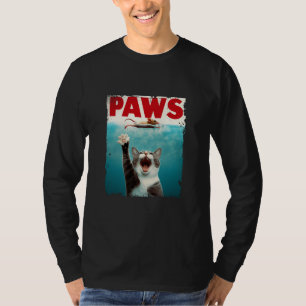 T-shirt Drôle pattes de chat