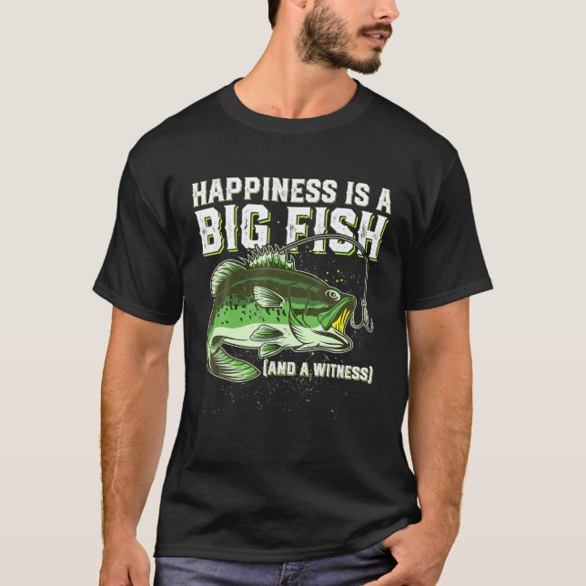 T-shirt Drôle Pêche Dit Poissons Hommes Femmes (Devant)
