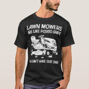 T-shirt Drôle Pelouse Mowing Cadeau Hommes Femmes Lawn Mo
