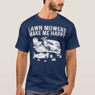 T-shirt Drôle Pelouse Mowing Cadeau Hommes Femmes Lawn Mo