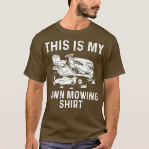 T-shirt Drôle Pelouse Mowing Cadeau Hommes Femmes Lawn Mow
