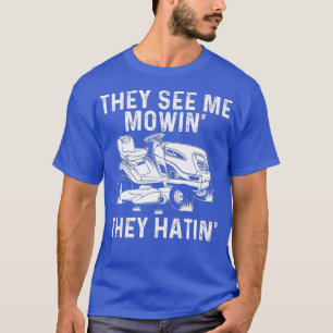 T-shirt Drôle Pelouse Mowing Cadeau Hommes Femmes Lawn Mow