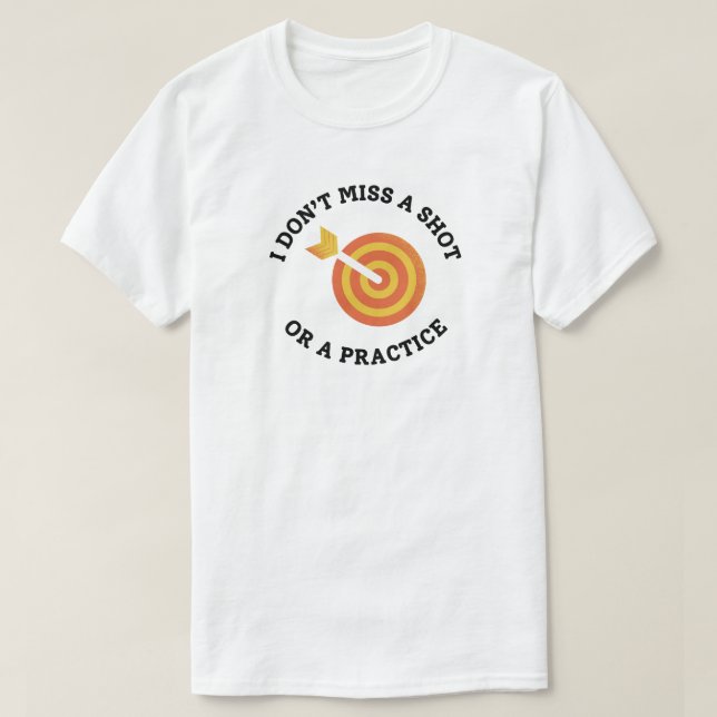 T-shirt Drôle père de tir à l'arc dire (Design devant)
