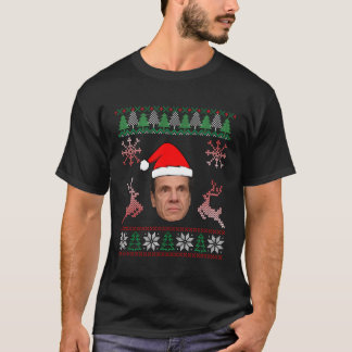 T-shirt Drôle Père Noël Cuomo Pékin Regarder Noël