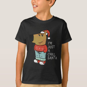 T-shirt Drôle Père Noël Joyeux Noël Juste un mec chill-chi