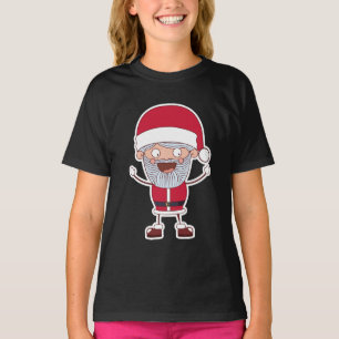 T-shirt Drôle Père Noël vêtements de nom personnalisé