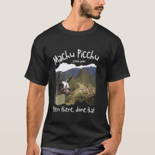 T-shirt Drôle Pérou Cusco Lama Souvenir Machu Picchu