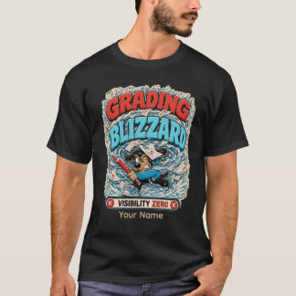 T-Shirt Drôle Personnalisé de Blizzard de Notation