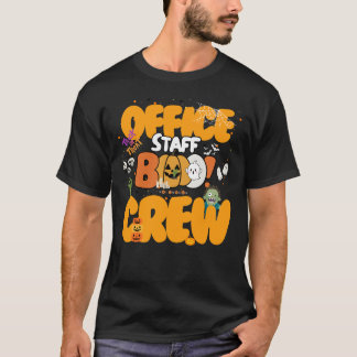 T-shirt Drôle personnel de bureau Boo! Fête d'Halloween de