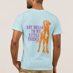 T-shirt Drôle Petit Grand Danois