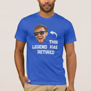 T-shirt Drôle Photo De Retraite Cette Légende A Retraité