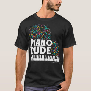 T-shirt Drôle Piano Player Hommes Musique Classique Amant