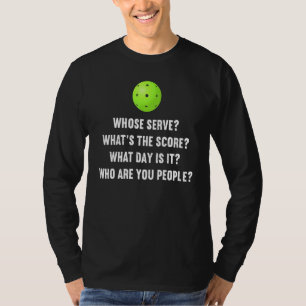 T-shirt Drôle Pickleball Dont Serve Ligue de Pickleball Te