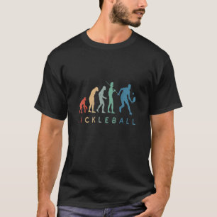 T-shirt Drôle Pickleball Evolution Joueurs Entraîneur Di