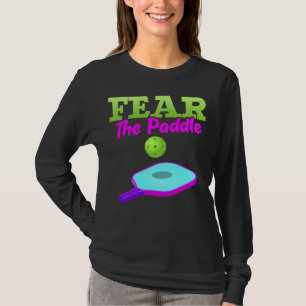 T-shirt Drôle Pickleball Sport Paddle