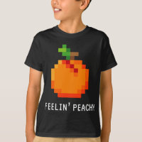 Drôle Pixel Peach - Retro 8 - Bit Arcade Gamer Fee