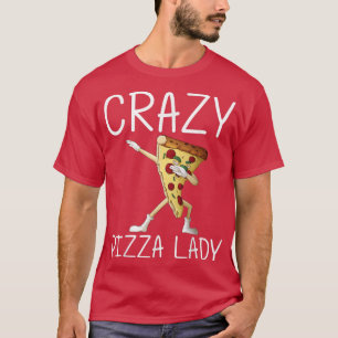 T-shirt Drôle Pizza Art Pour Femmes Maman Pizza Slice Ital