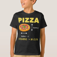 Drôle Pizza Math Volume Calcul Aliments Lover