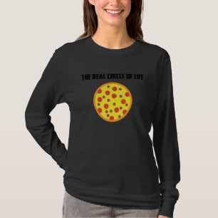 T-shirt Drôle Pizza Slice Restauration Rapide Cercle Itali