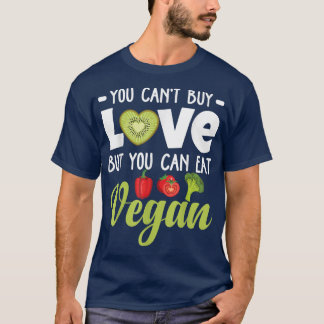 T-shirt Drôle Plante Basé Végétarien Légumes d'alimentatio