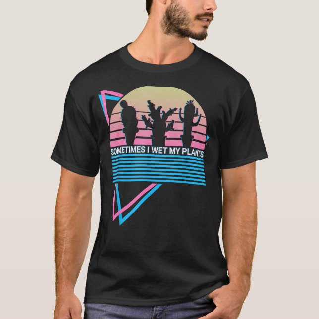 T-shirt Drôle Plante Succulent Pot Planteurs Succulents Je (Devant)