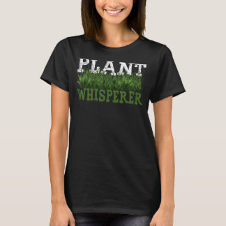 T-shirt Drôle Plante Whisperer Hobby jardinage Vegan Plant