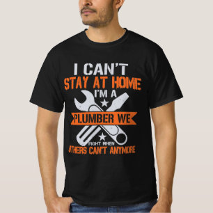 T-shirt Drôle Plomber Artiste Pipe Fitter Plumbing Cadeau
