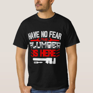 T-shirt Drôle Plomber Artiste Pipe Fitter Plumbing Cadeau