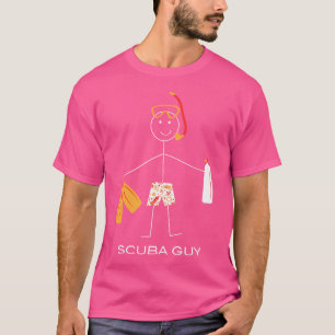 T-shirt Drôle plongeur plongeur plongeur garçon plongée