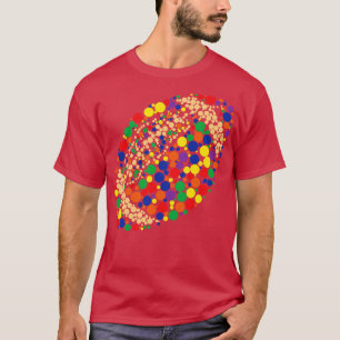 T-shirt Drôle Polka Dot Lover Lecteur International Dot Da