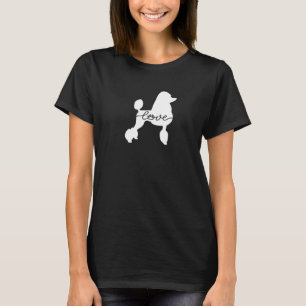T-shirt Drôle Poodle Love Paw
