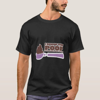 T-shirt Drôle Pooper Scooper professionnel emploi Graphic 