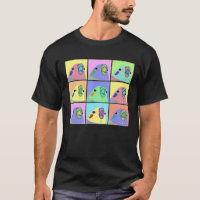 Drôle Pop Art Cockatiel Birb Mèmes Animal Animal A
