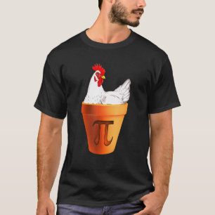 T-shirt Drôle Pot de poulet Pi Jour tarte Math Lover Geek