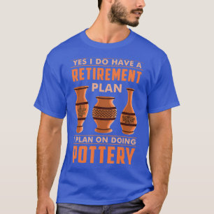 T-shirt Drôle Poterie Sculpter Poterie Cadeau Poterie Retr